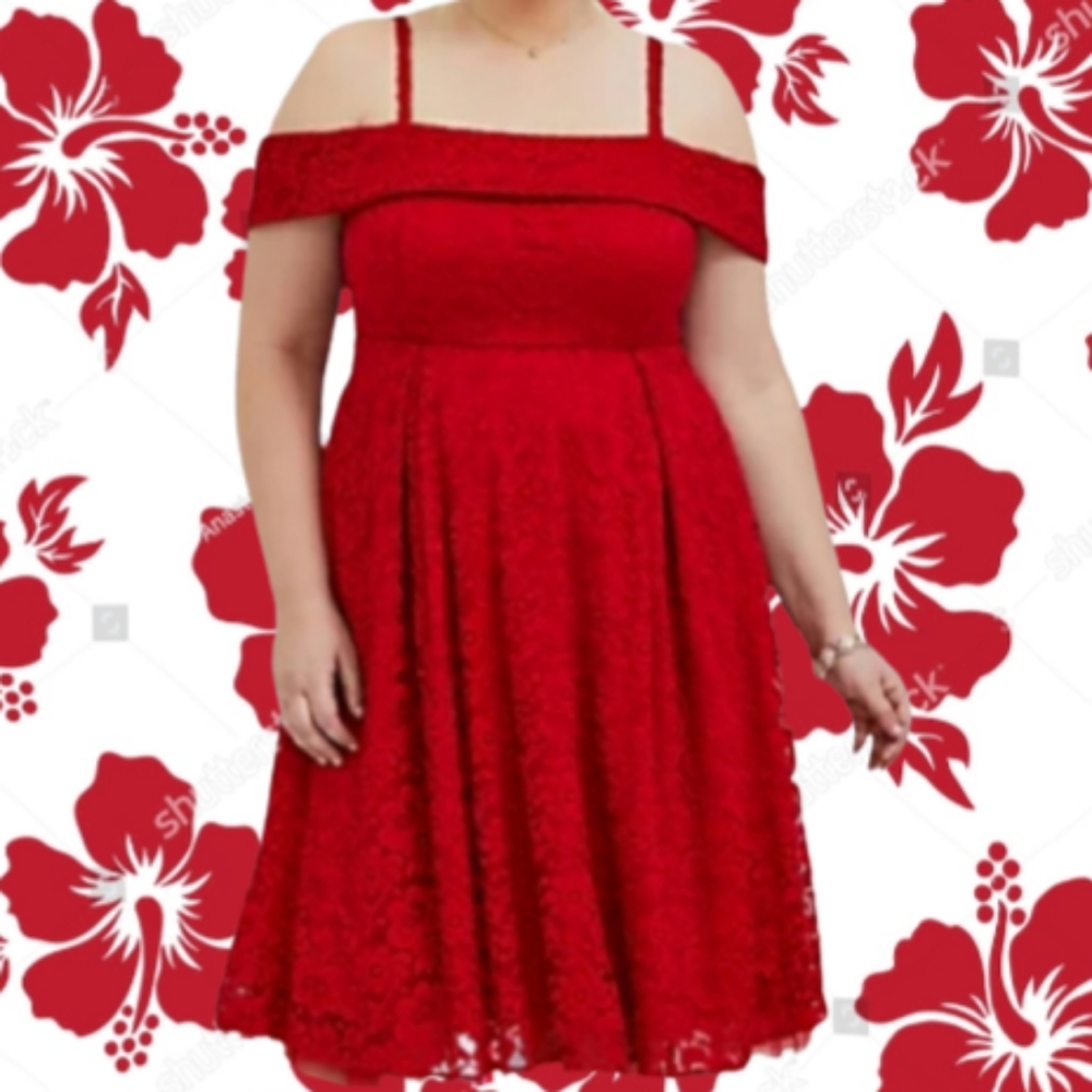 TORRID ❤ SPECIAL OCCASION LACE DRESS ❤ 28 NWT